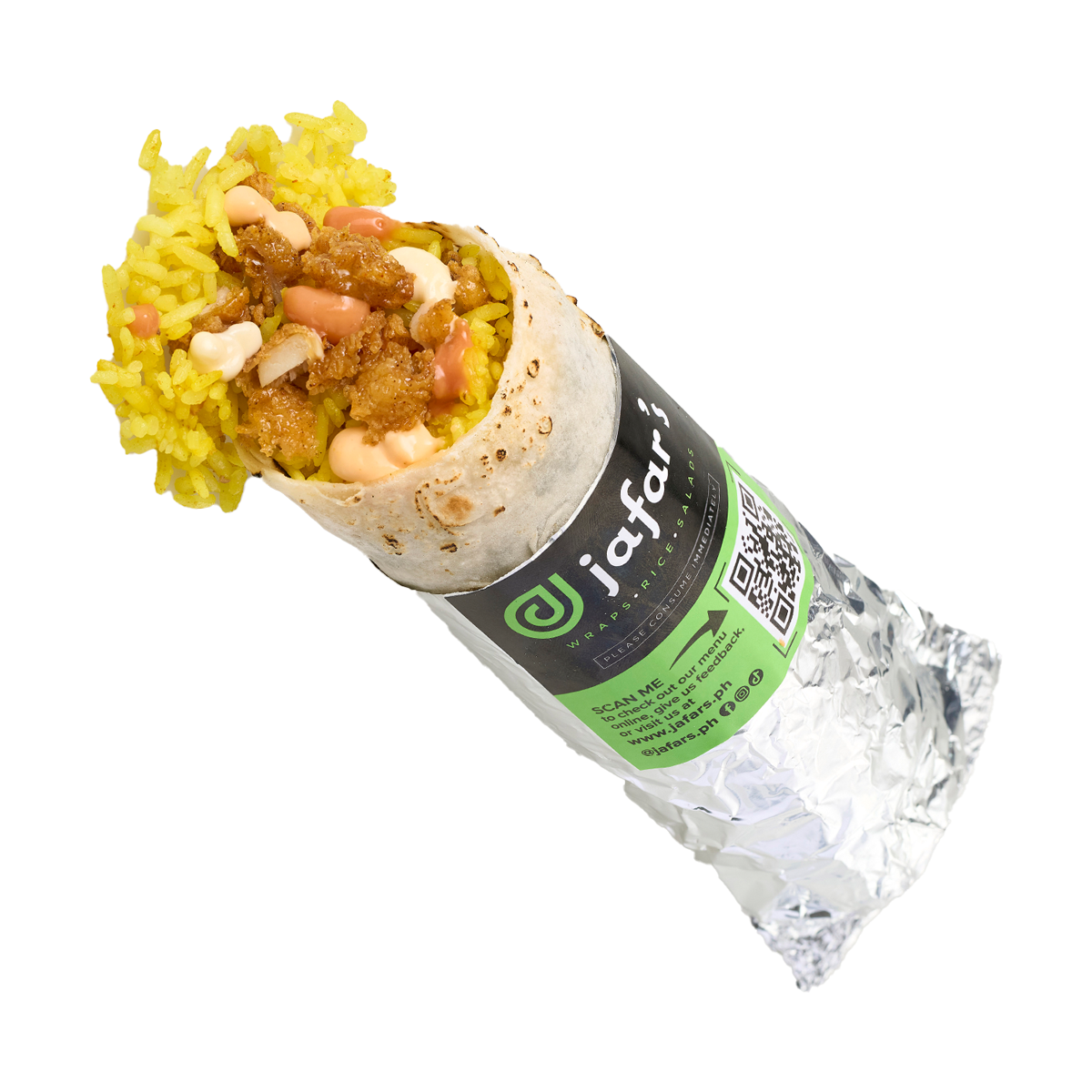 Fried Chicken Burrito