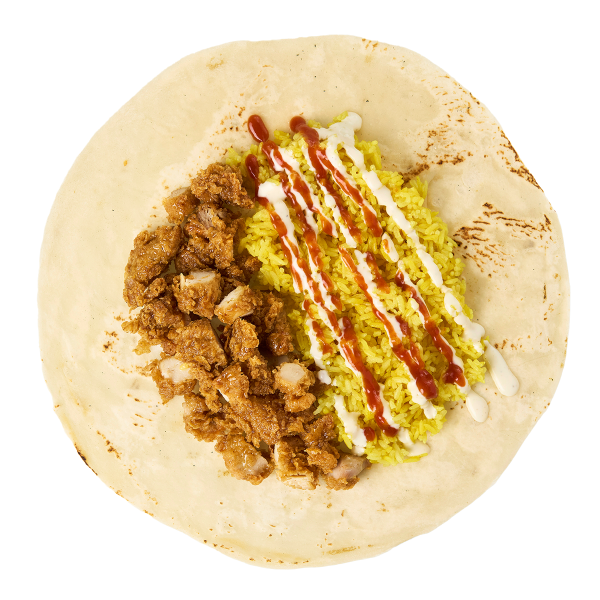 Fried Chicken Burrito