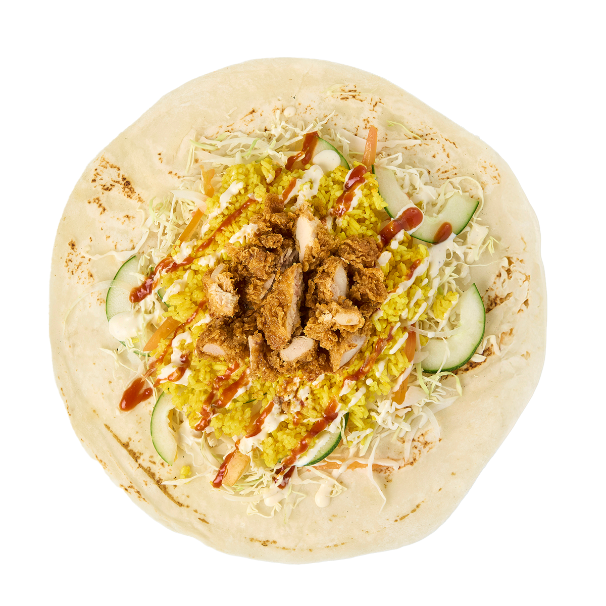 Fried Chicken Burrito